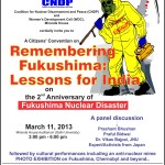 “Remembering Fukushima: Lessons for India”