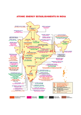 ATOMIC ENERGY ESTABLISHMENTS IN INDIA