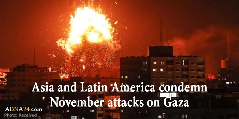 Asia and Latin America condemn November attacks on Gaza