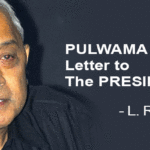 PULWAMA Letter to The PRESIDENT - L. Ramdas