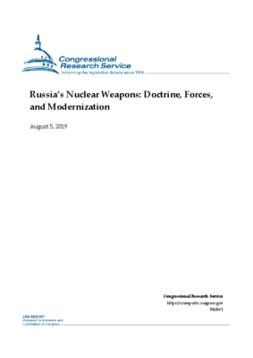 Russia’s Nuclear Weapons- Doctrine, Forces, and Modernization