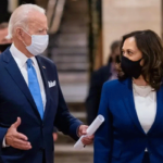 Joe Biden and Kamala Harris at a fundraiser in August 2020. Photo credit: Adam Schultz, Flickr.