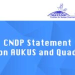 CNDP Statementon AUKUS and Quad